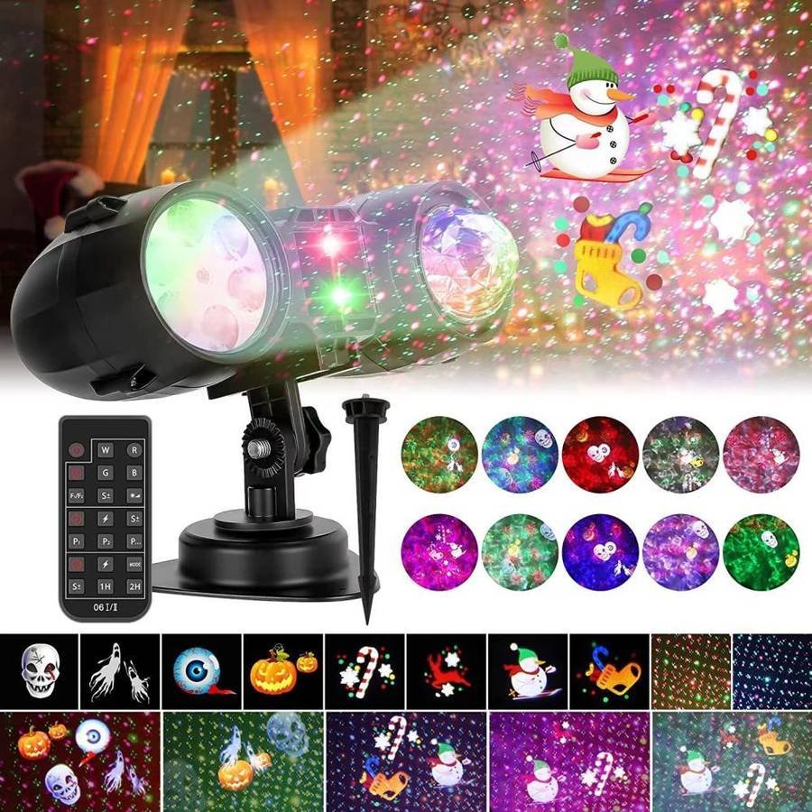 Holiday Decoration projector lighting showcase
