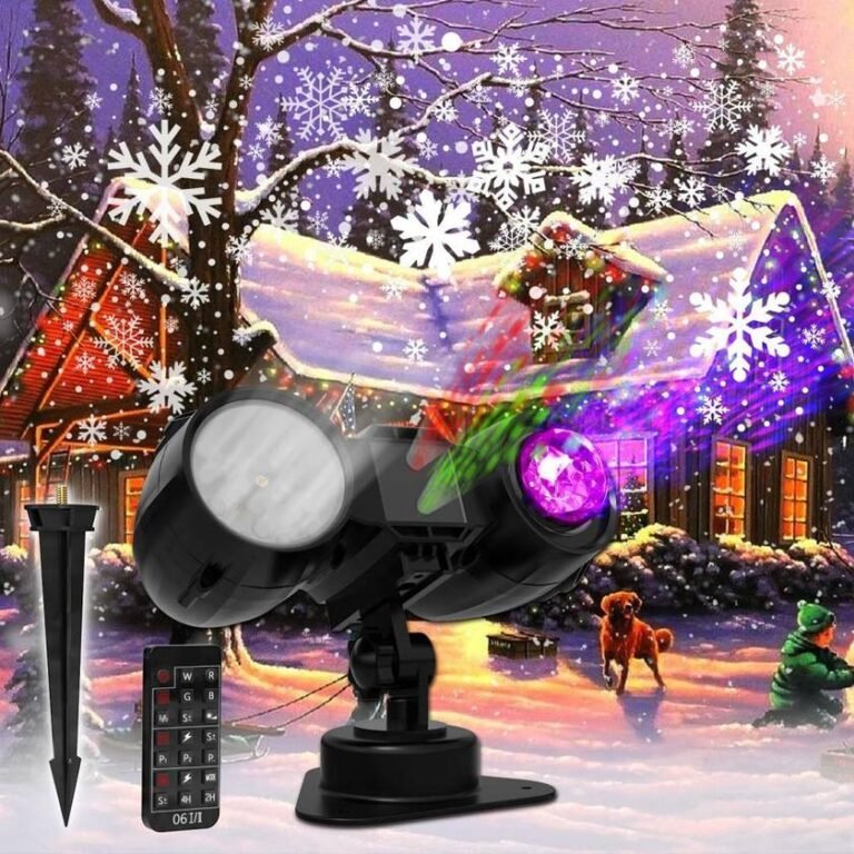 Outdoor Laser + Water Pattern Blizzard Projection Light