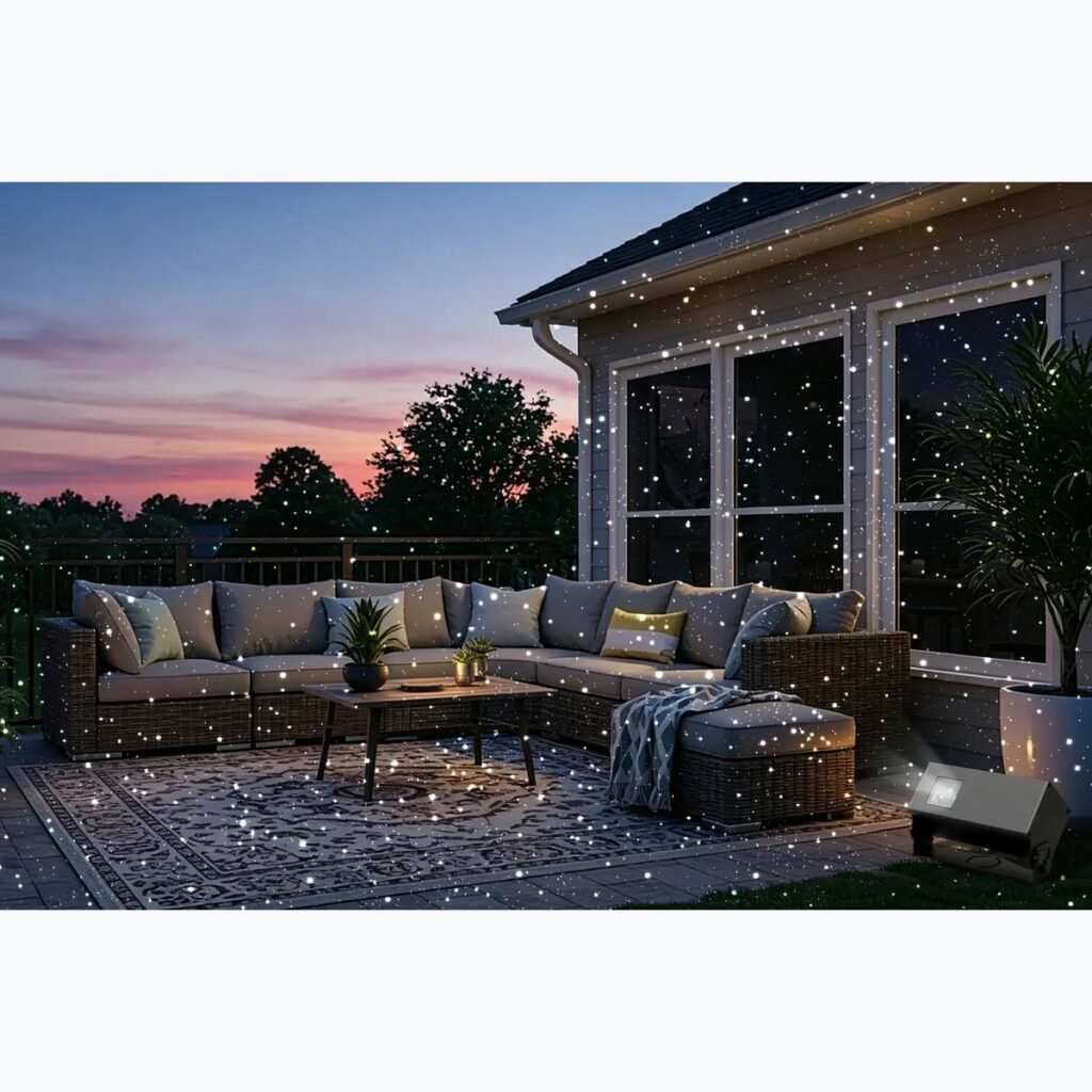 Holiday Laser Projector vs Light Strings on Large Commercial Properties
